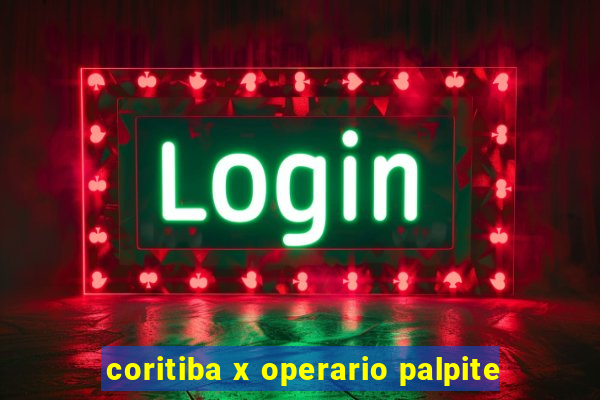 coritiba x operario palpite